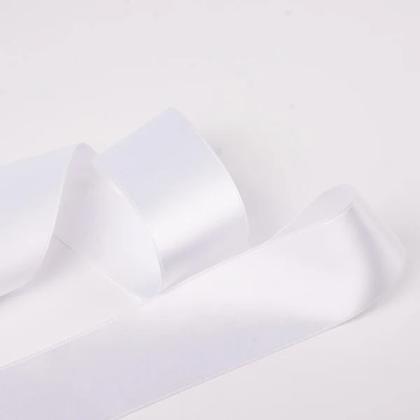 Satin ribbon 38mm-white
