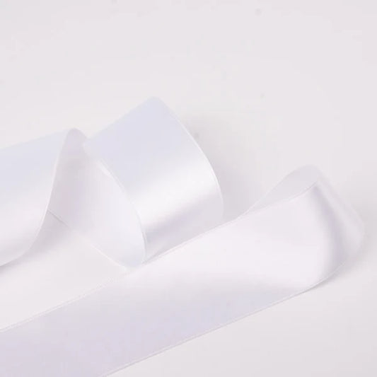 Satin ribbon 38mm-white