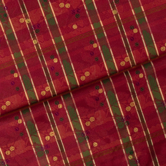 Silk fabric-Lehar-100% silk-150 cm-red
