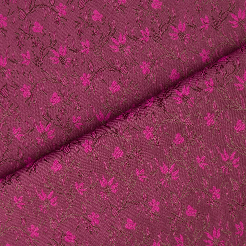 Marikåpe thick brocade silk 150cm-carmin