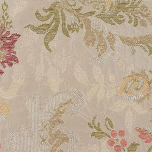 Silk fabric-Balmorial-60% cotton,linen,lurex/40% silk-140 cm wide-beige