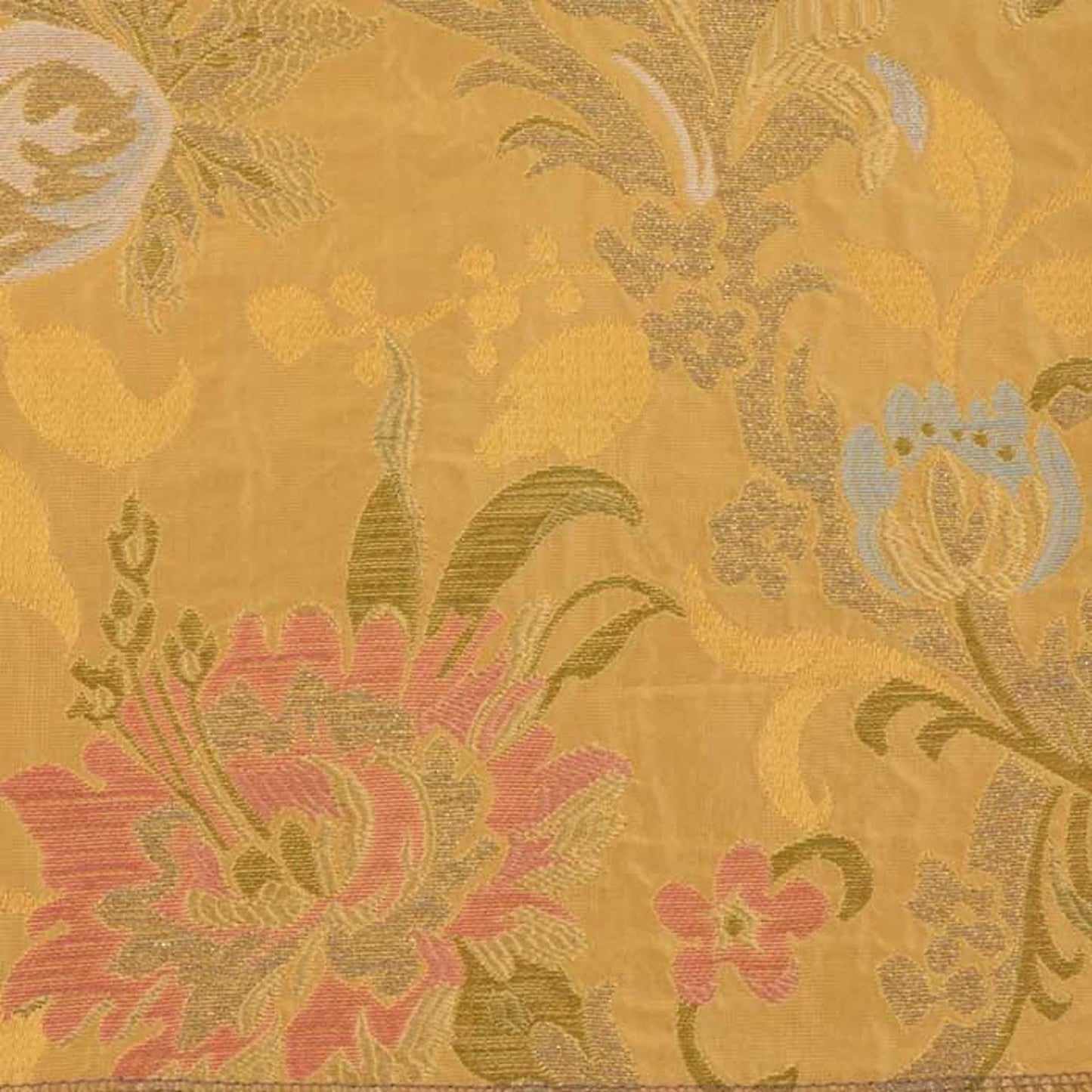 Balmorial lampas silk 140cm-yellow
