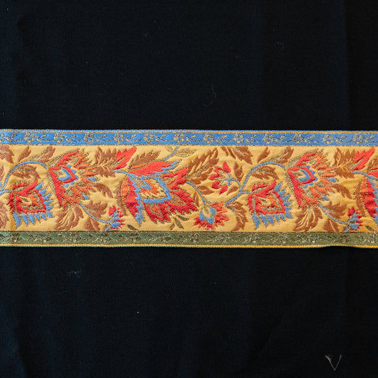 Jacq. Ruban Liseron 71mm-yell/gold