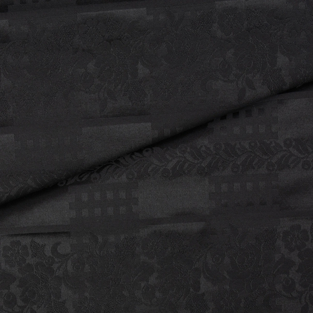 Apron piece-Rosa Rugrosa wool/silk-black