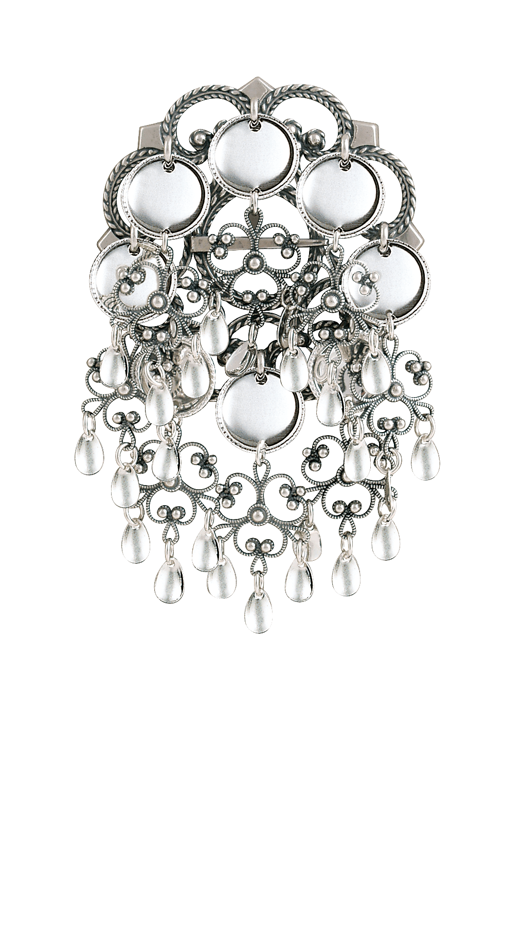 Brooch Dish 248141 #12-oxidized silver