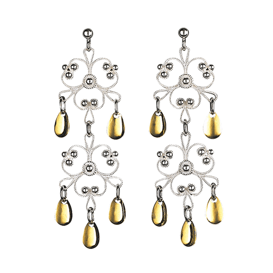 Earrings 252511-silver/gilded silver