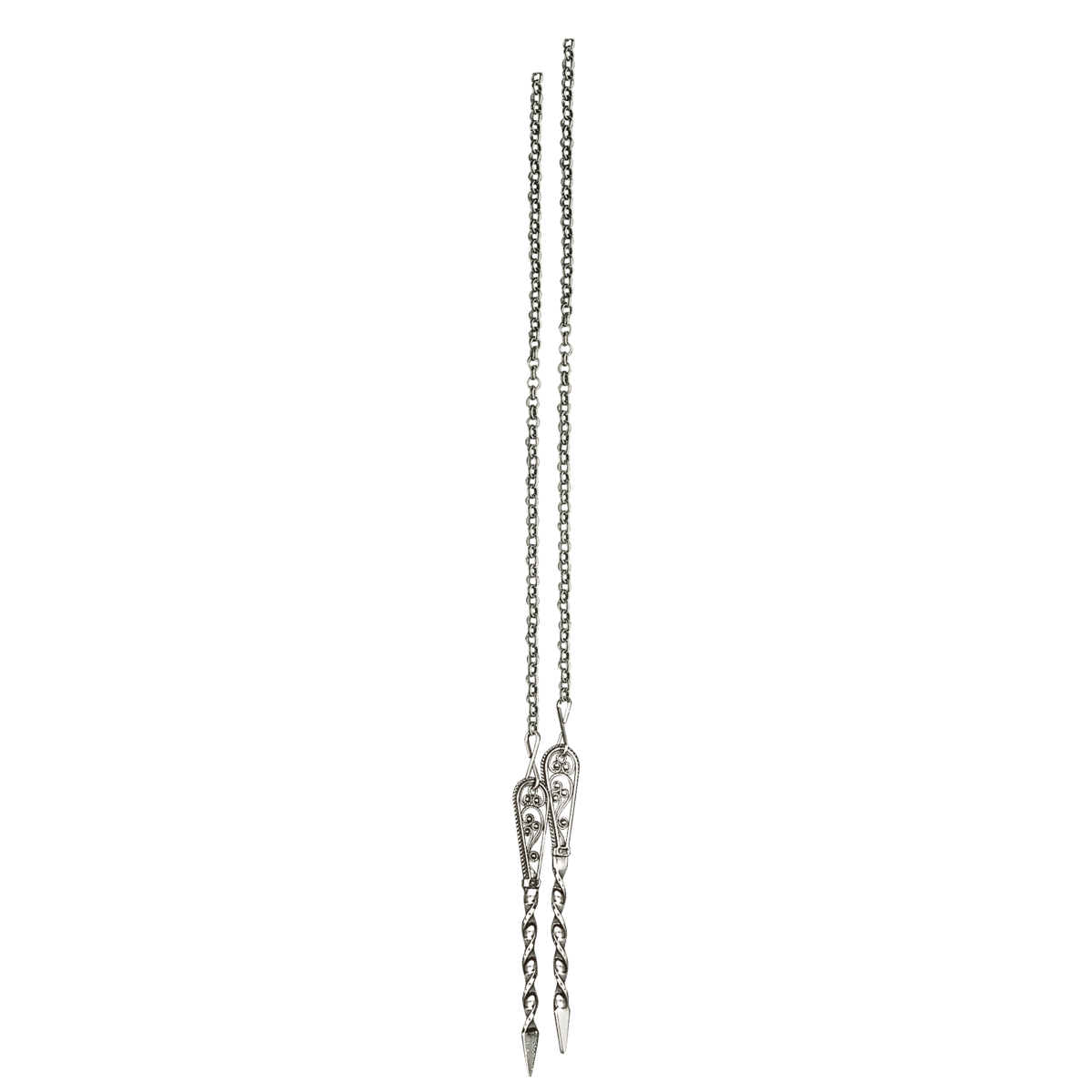Eyelet chain-301190-Sogn-1 m-oxidized silver