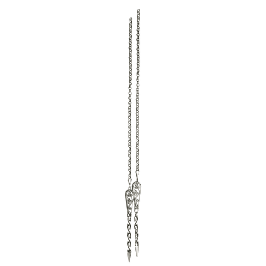 Eyelet chain-301191-#03-Sogn-1.1 meter-oxidized silver