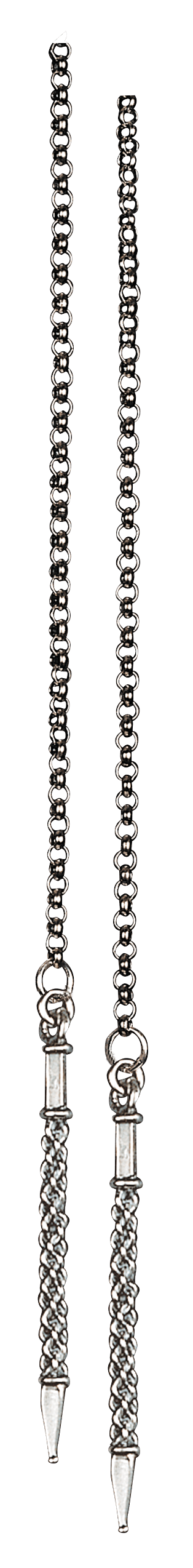 Eyelet chain-303190-#03-1 meter-oxidized silver