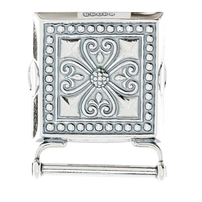 Purse plaque-#36-oxidized silver