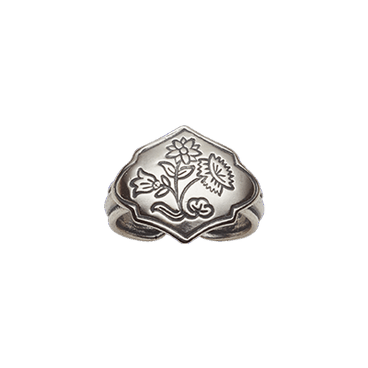 Ring 378100-Nordland-oxidized silver