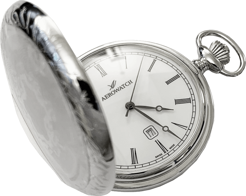 Pocket watch-391001-palladium-plated