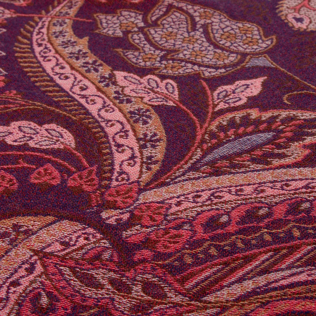 Wiener shawl-silk/wool-140x140cm with long fringes