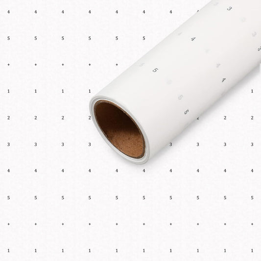 Pattern paper 1 m wide-1 meter-dotted white