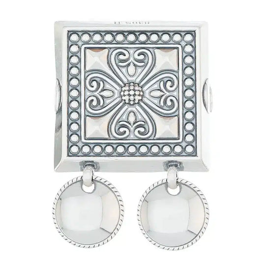 Belt plaque #36-oxidized silver