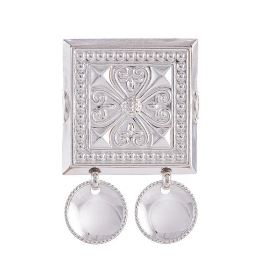 Belt plaque-#36-silver