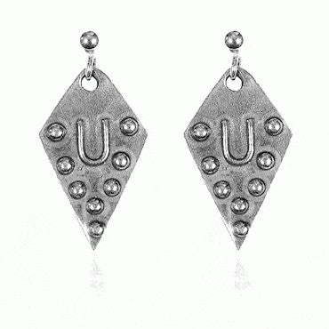 Earrings-#61-oxidized silver