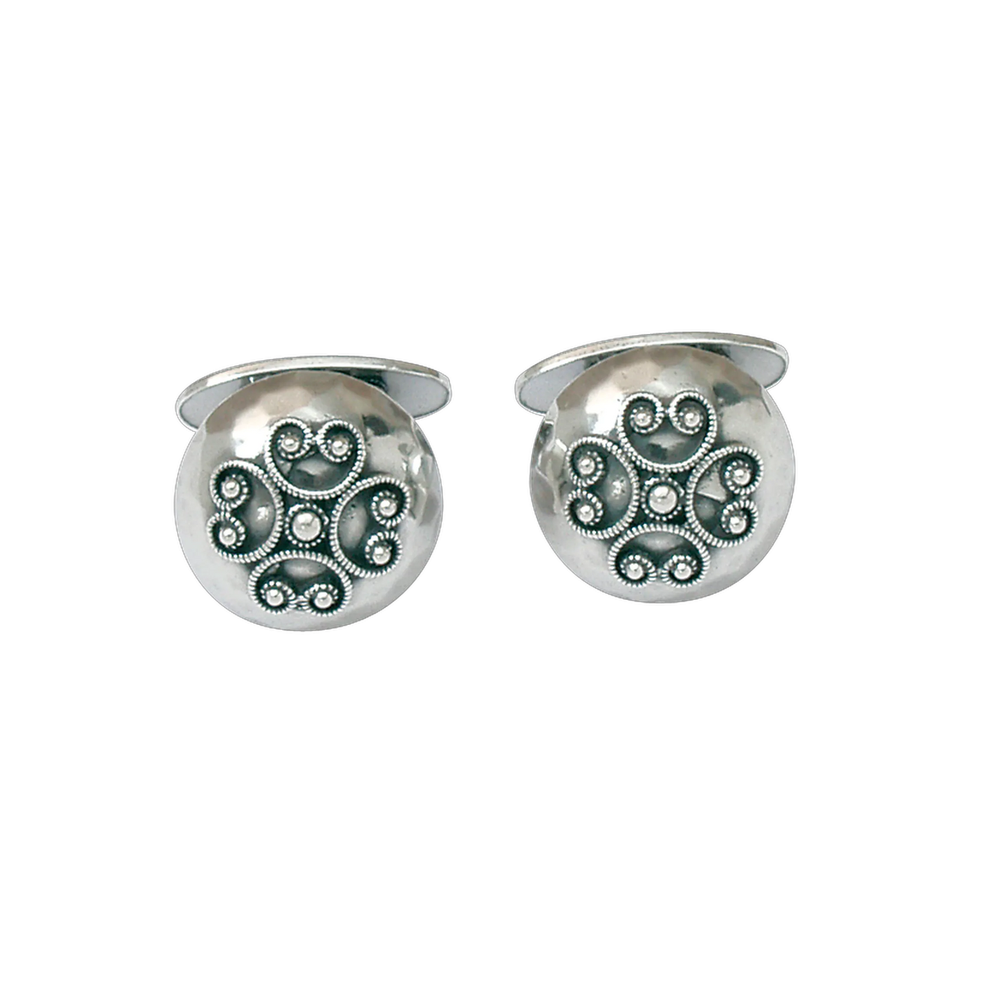 Cufflinks-656100-#22-Rogaland-oxidized silver