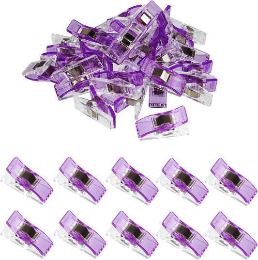 Sewing clips 10-purple