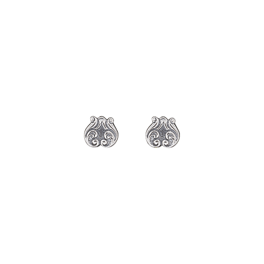 Earrings #11 Vestfold-oxidized silver