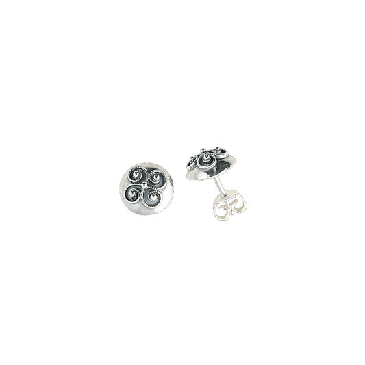 Earrings-729111-Rogaland Heritage-oxidized silver