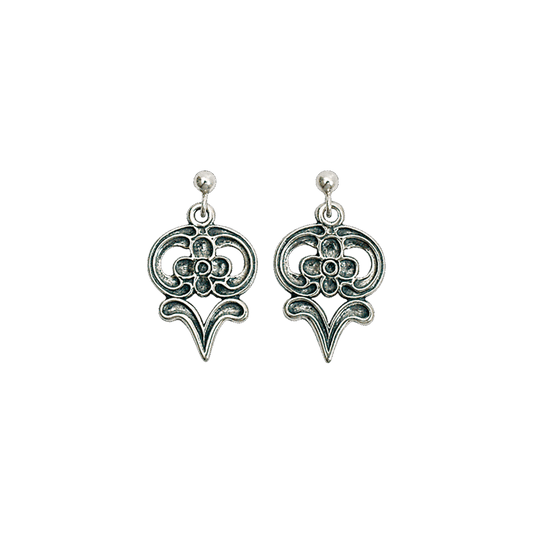 Earrings #19 Østerdal/Hedmark-oxidized silver