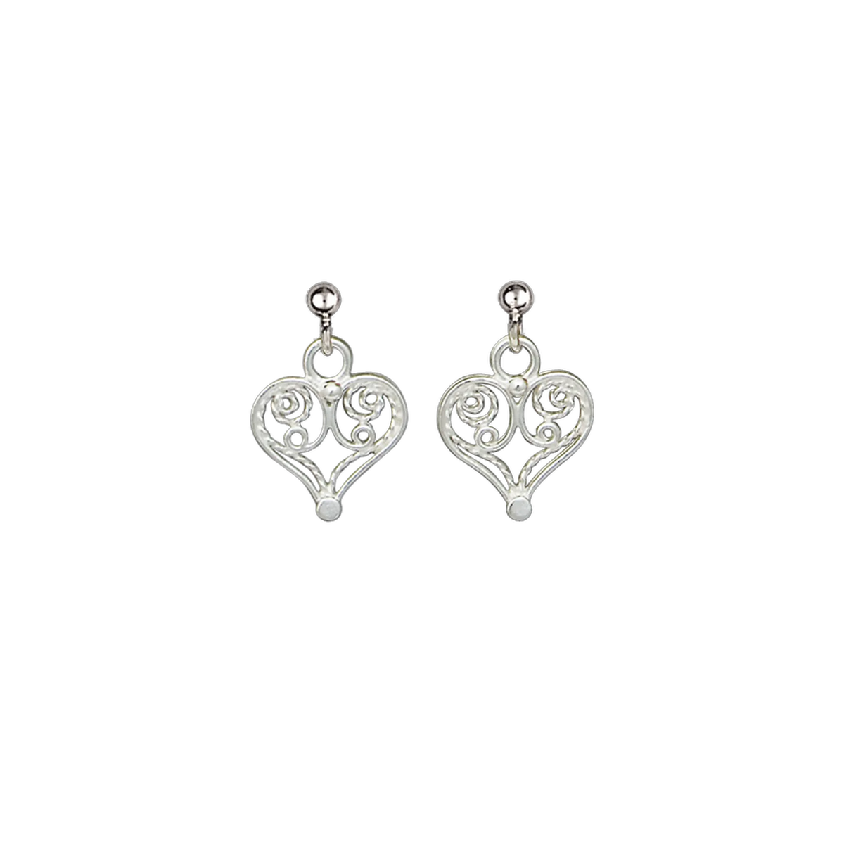 Earrings-738411-Hallingdal Heritage-silver