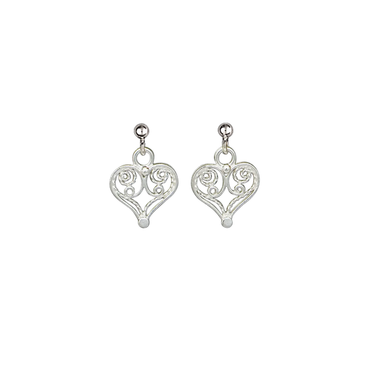 Earrings-738411-Hallingdal Heritage-silver