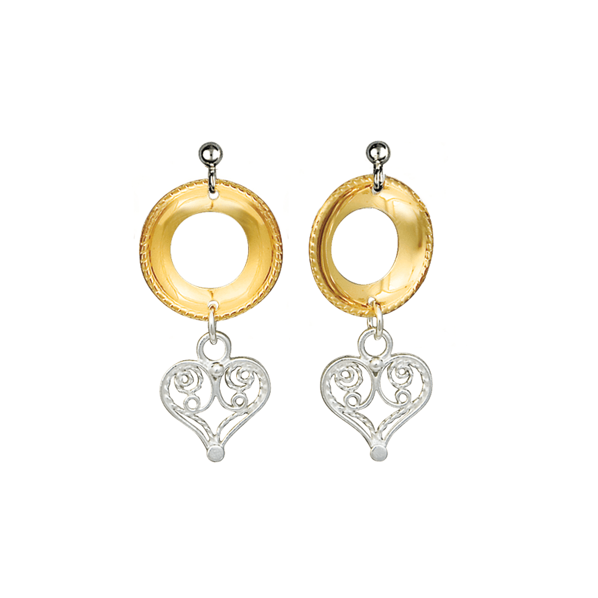 Earrings 739511-Hallingdal-silver/gilded silver