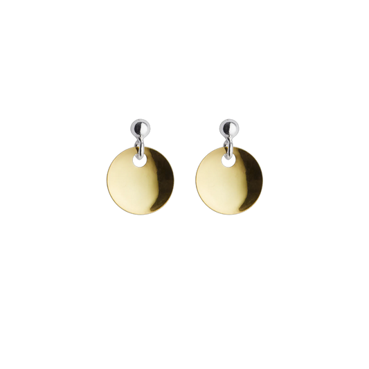 Earrings #104-gilded/silver