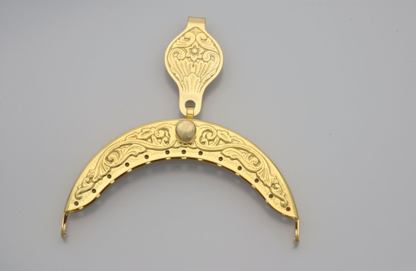 Purse clasp-#19-gilded silverplate