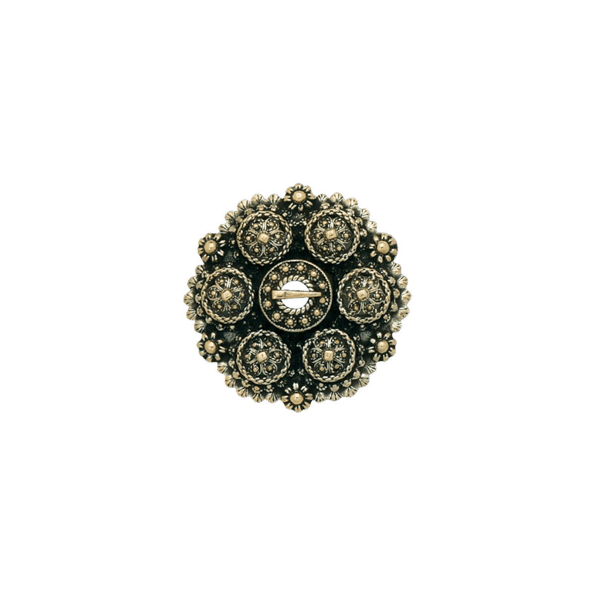 Brooch Bole #52- solje-small-ant gild
