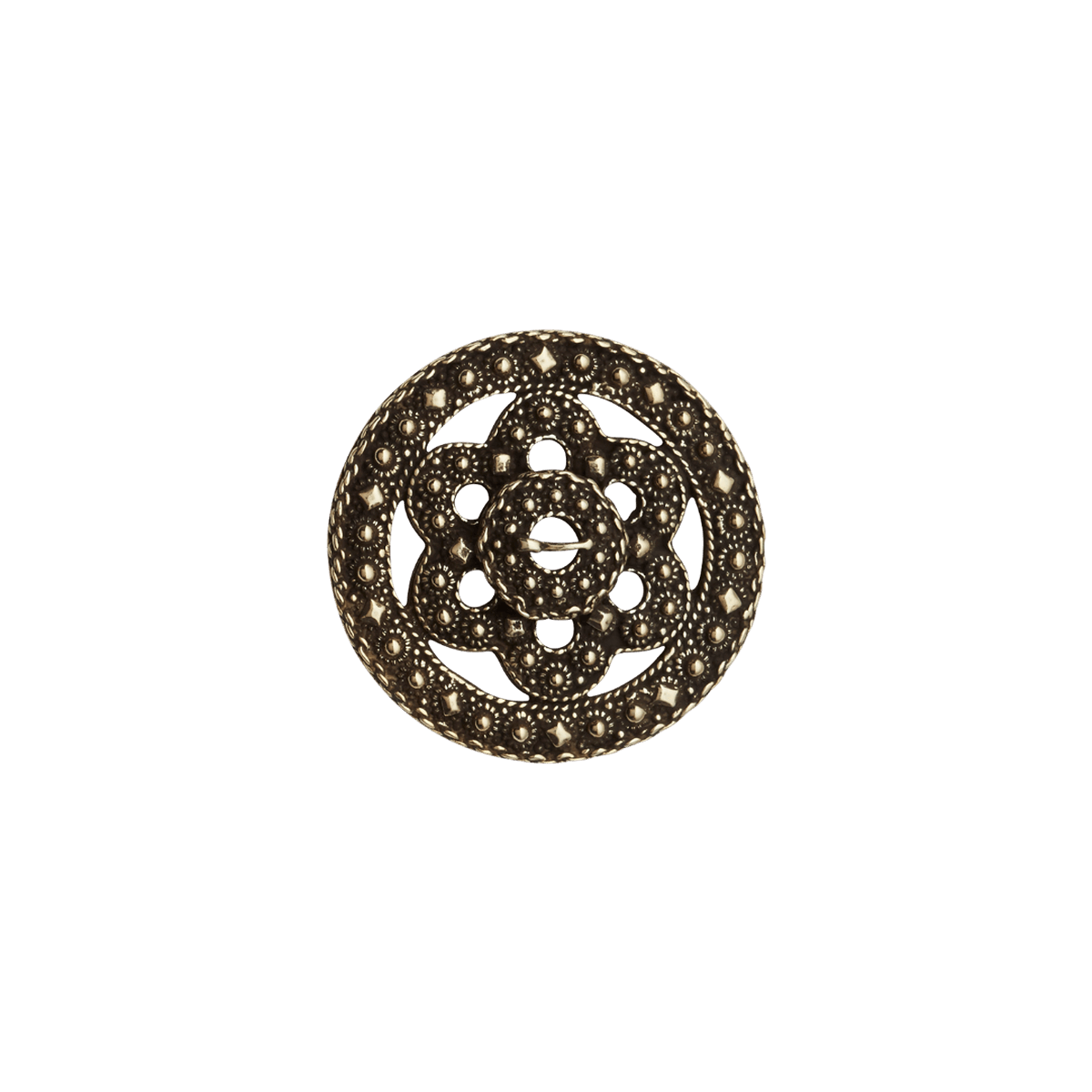 Brooch #53-serpent sølje small-old gild