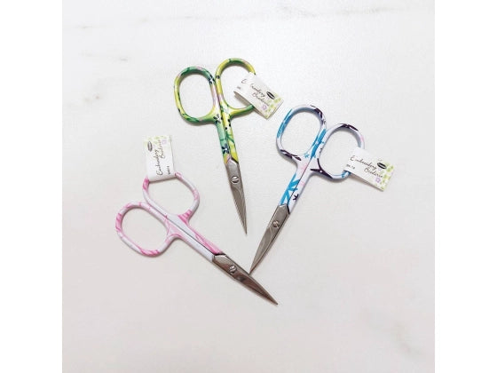 Embroidery scissors 100mm-floral