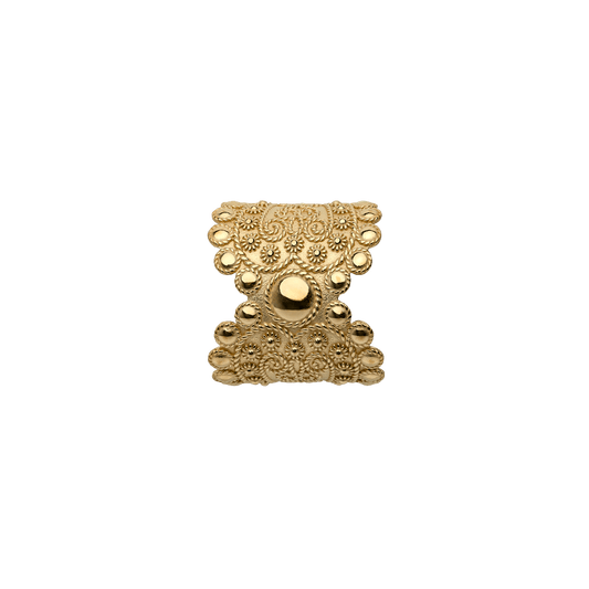 Scarf ring 961600-scroll design-gild. silver