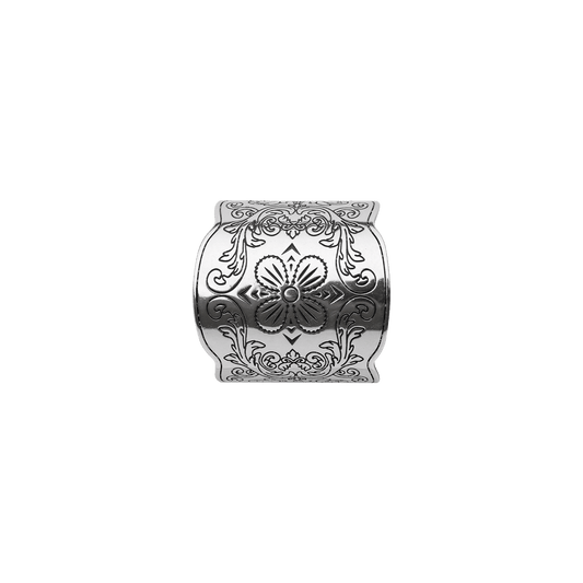 Scarf ring 962100-engraved-oxidized