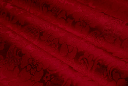 Wool-Klassisk Ulldamask 9910-150 cm wide-440 gr weight-plum red 680