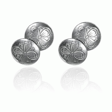 Cufflinks-#58-double-oxidized silver