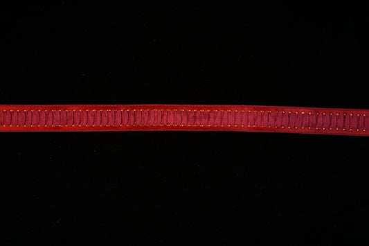 Jacq. Plisse Central 22mm-red