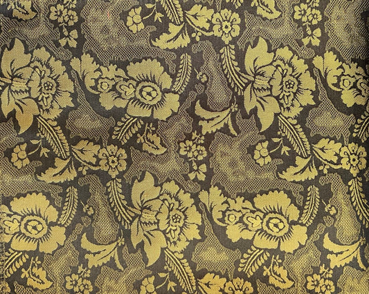 Silk-Damsgaard-140 cm wide-gold & black