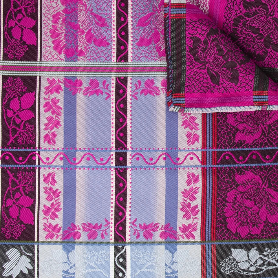 Eufemia silk scarf-012-70x70-fuchsia/light blue