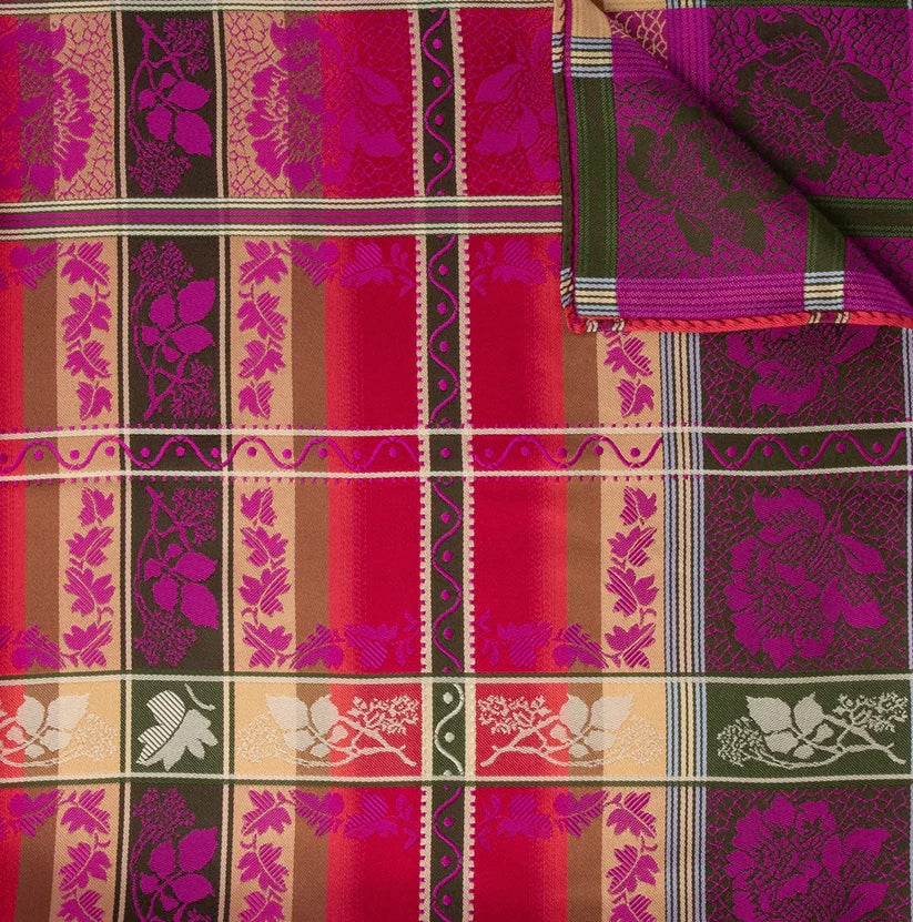Eufemia silk scarf-038-70x70-purple/red/beige