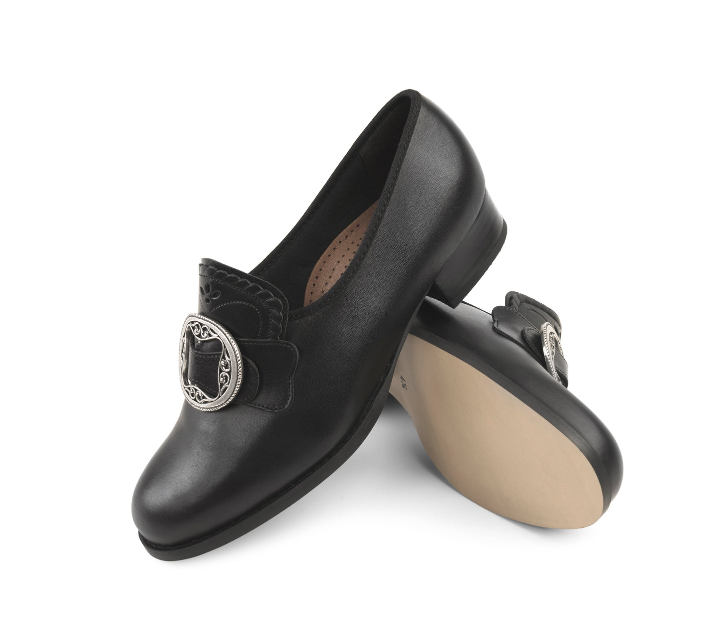 Women's bunad shoes-Gerd-leather