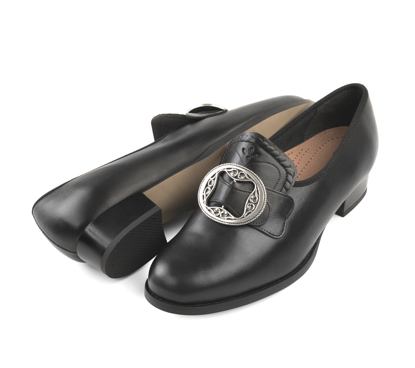 Women's bunad shoes-Gerd-leather