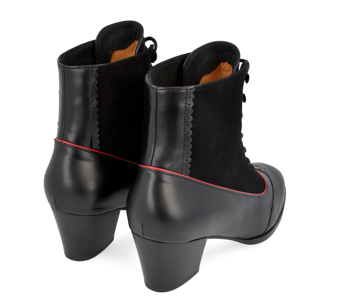 Women's bunad shoes-Klara boot-leather-black