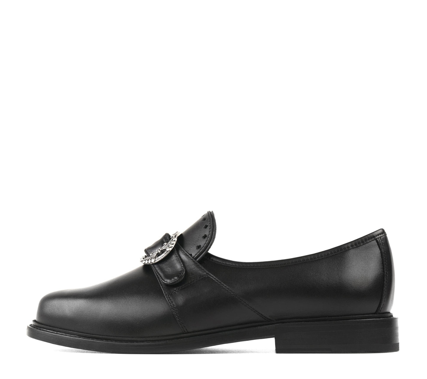 Men's bunad shoes-Ola-leather-black
