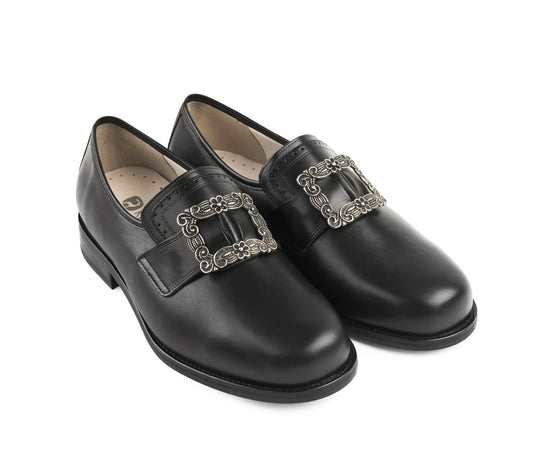 Men's bunad shoes-Per-leather-black