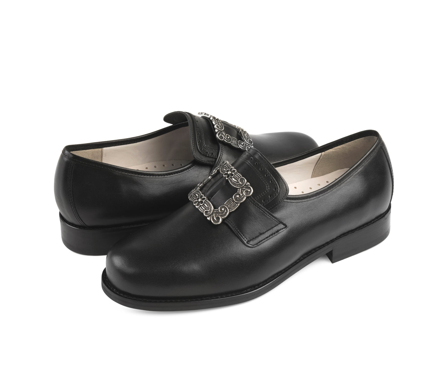 Men's bunad shoes-Per-leather-black