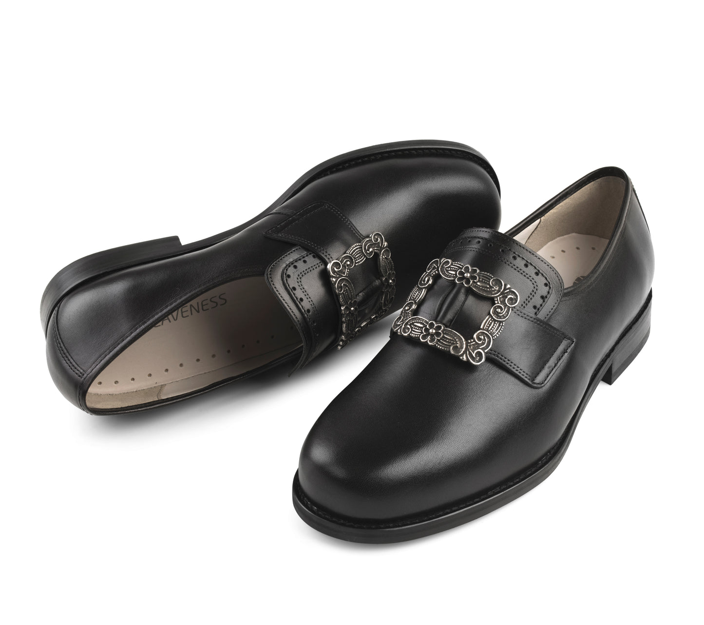 Men's bunad shoes-Per-leather-black