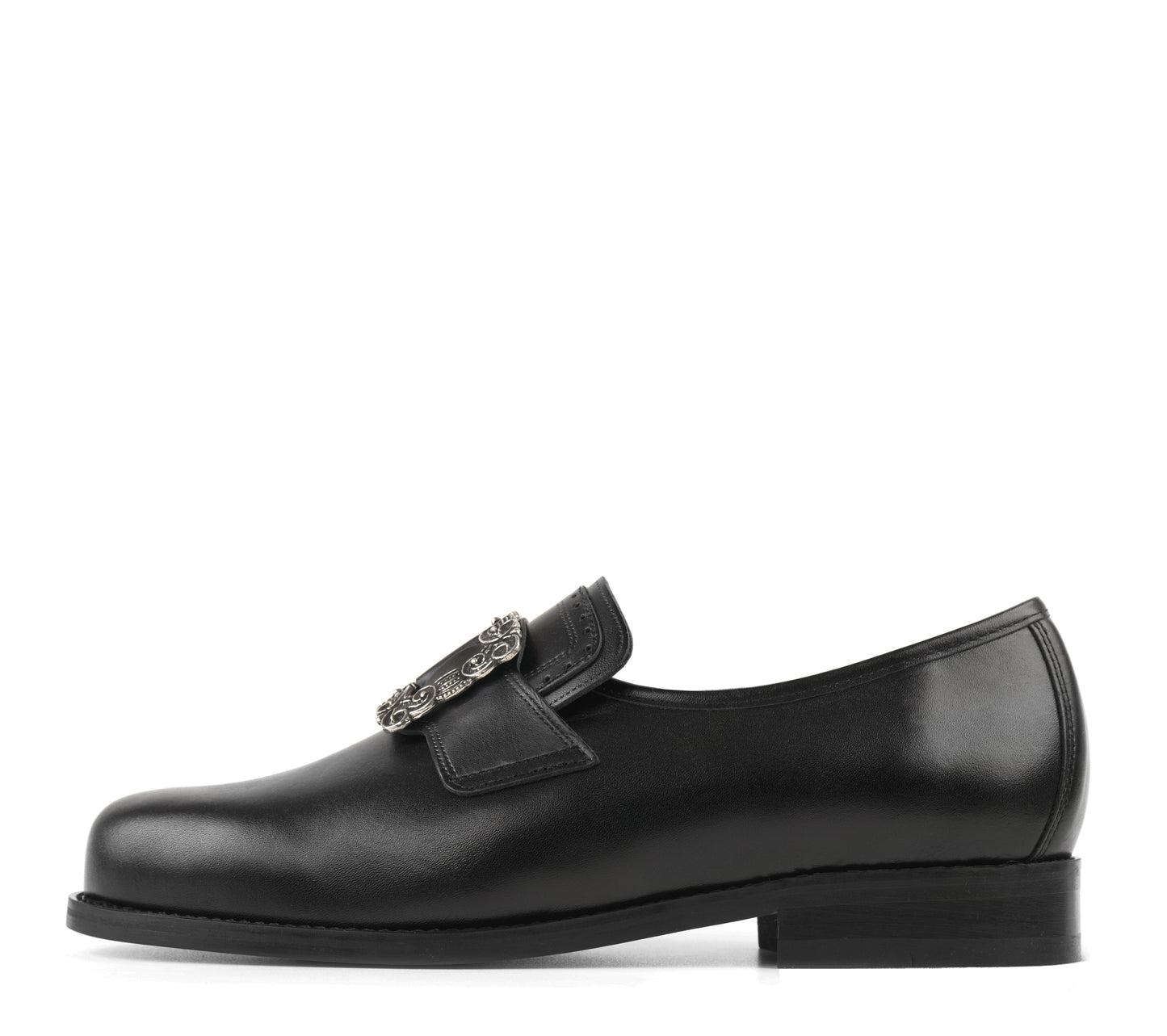 Men's bunad shoes-Per-leather-black